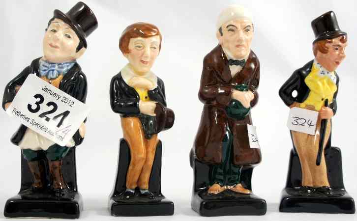 Appraisal: Royal Doulton Dickens Figures Trotty Veck Dick Swiveller David Copperfield