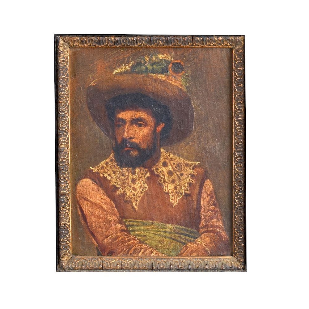 Appraisal: Spanish School O C th Century Spanish School Oil On