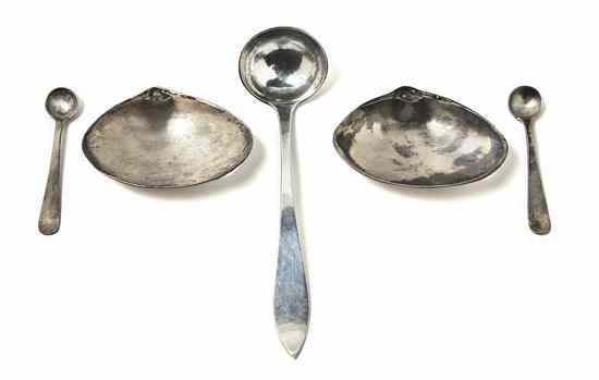 Appraisal: A Group of American Arts and Crafts Sterling Silver Articles