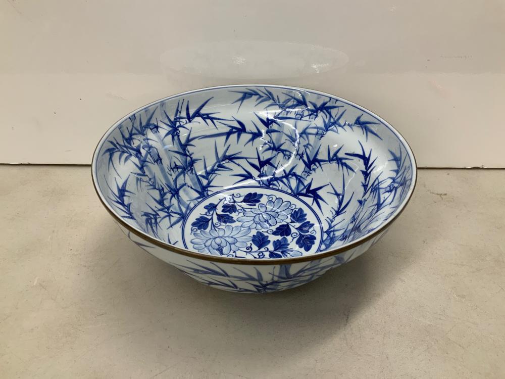 Appraisal: Japanese Blue and White Bowl H x D x in