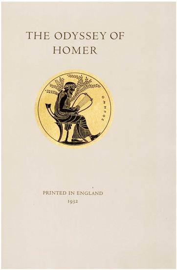 Appraisal: HOMER LAWRENCE T E translator The Odyssey of Homer London