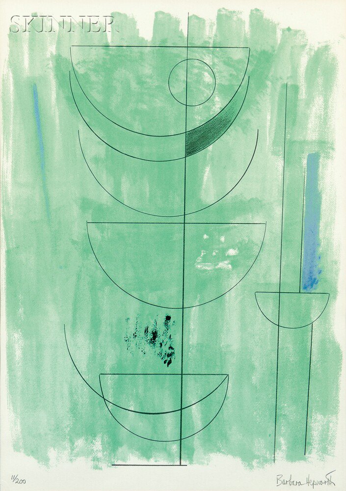 Appraisal: Barbara Hepworth British - Green Man edition of published by