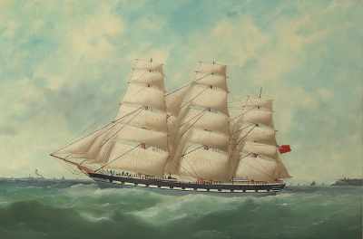 Appraisal: James H Wheldon British - The Clipper Ship 'Superb' off