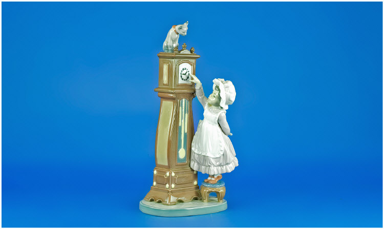 Appraisal: Lladro Figure Group Bedtime Height Inches Complete With Original Box