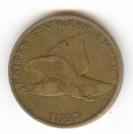 Appraisal: U S FLYING EAGLE CENT Estate coin