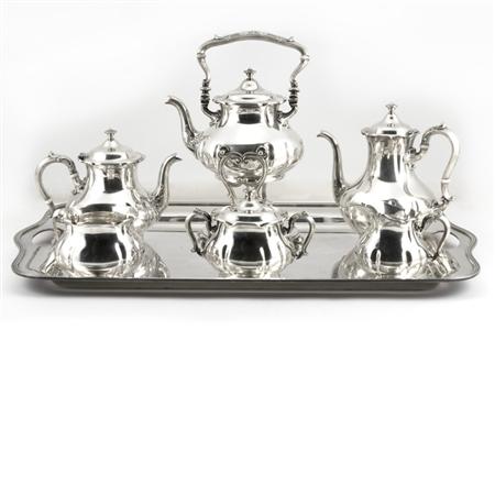 Appraisal: Gorham Sterling Silver Coffee and Tea ServiceT W Silver Plated