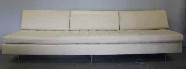 Appraisal: Midcentury Upholstered Sofa From a Scarsdale NY estate along with