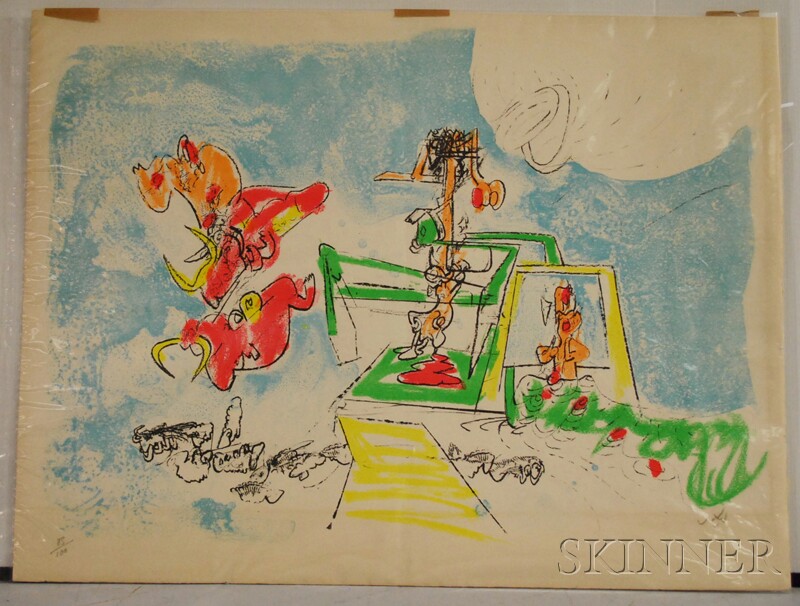 Appraisal: Roberto Matta Chilean - Free Youth Smog Demagogue Signed Matta