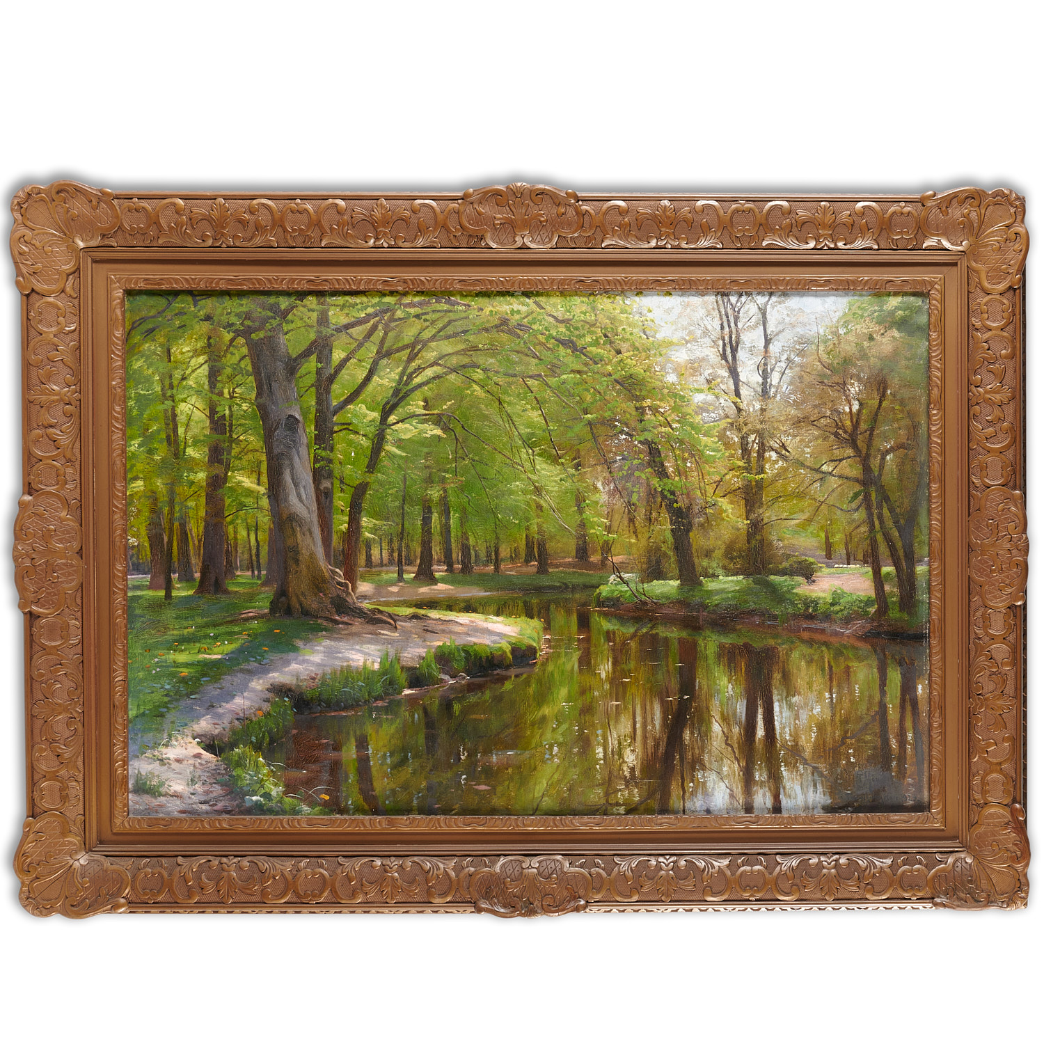 Appraisal: PEDER MONSTED ATTRIB PAINTING Atrtributed to Peder Monk Monsted Danish