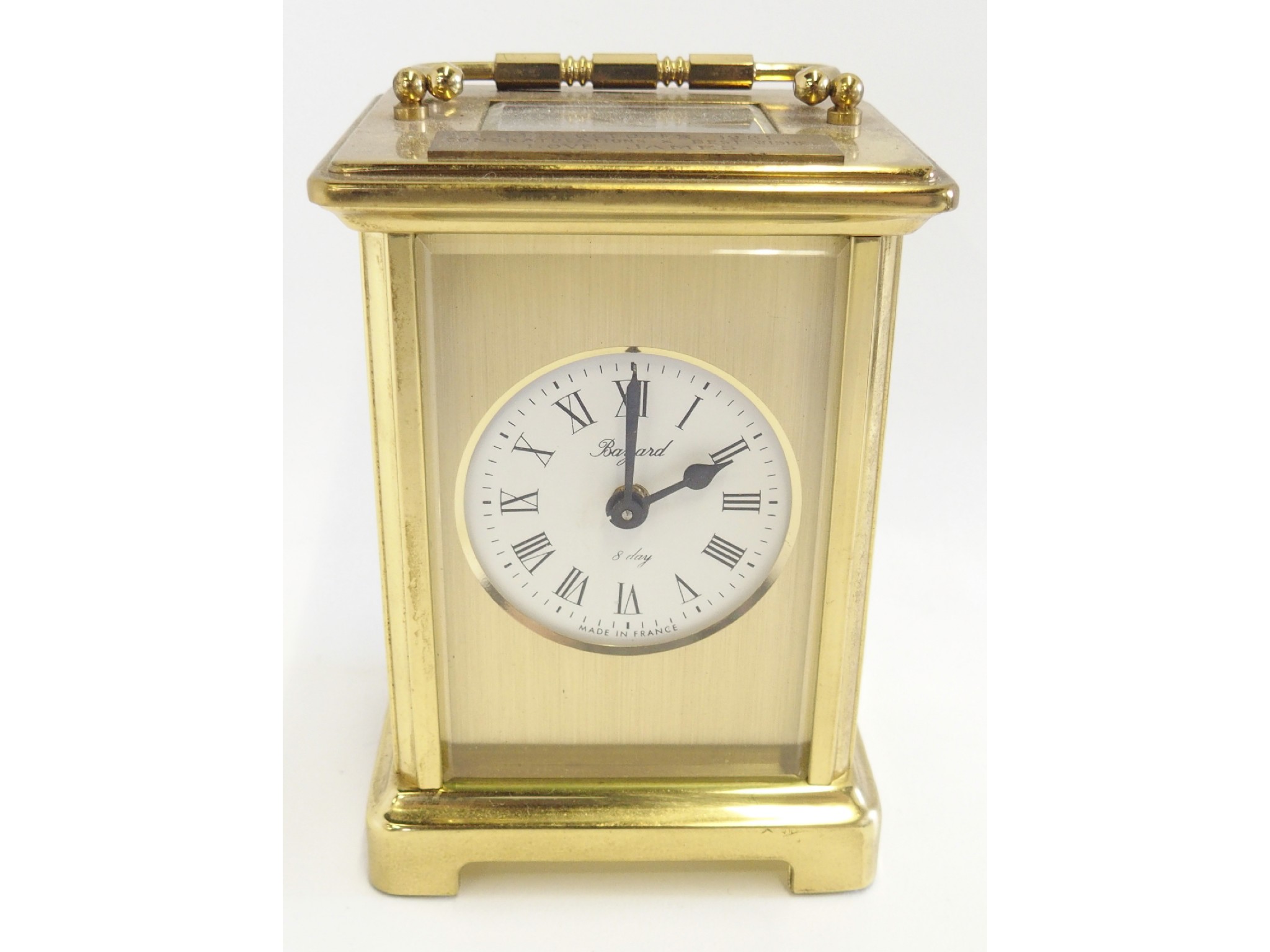 Appraisal: Baynard French carriage clock