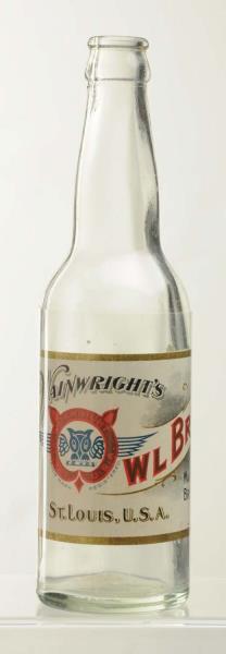 Appraisal: Wainwright's Pre-Prohibition Beer Bottle Label This bottle has a Wainwright's