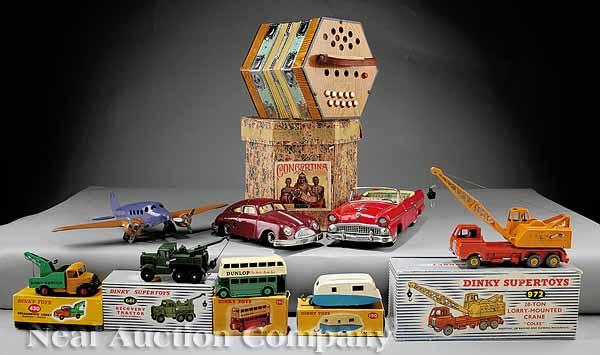 Appraisal: A Large Collection of Vintage Metal Transportation Toys mid- th