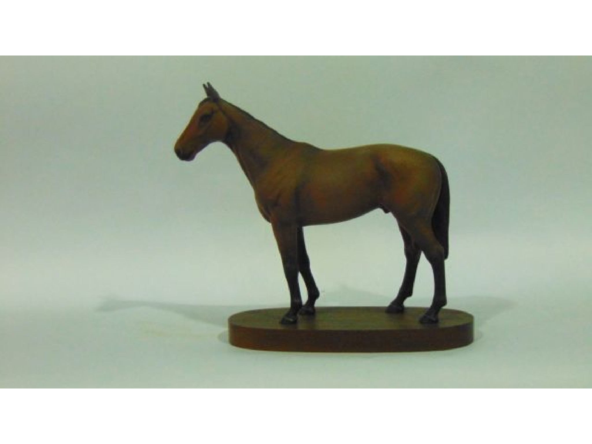 Appraisal: A Beswick matt glazed model of Mill Reef standing on