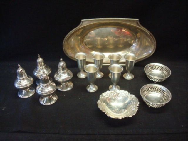 Appraisal: Lot of assorted sterling silver Dimensions Tray x