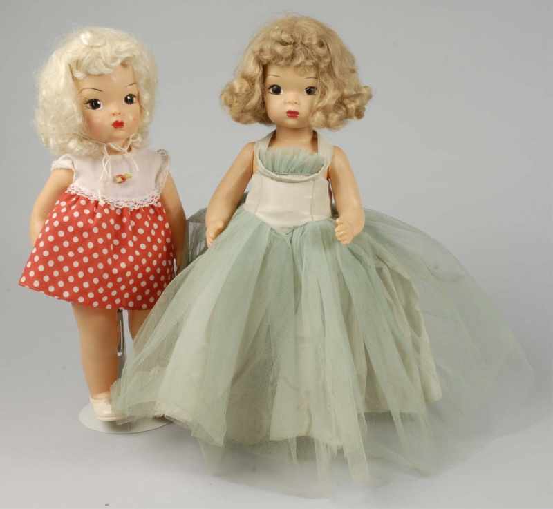 Appraisal: Lot of Terri Lee Hard Plastic Dolls Description Both marked