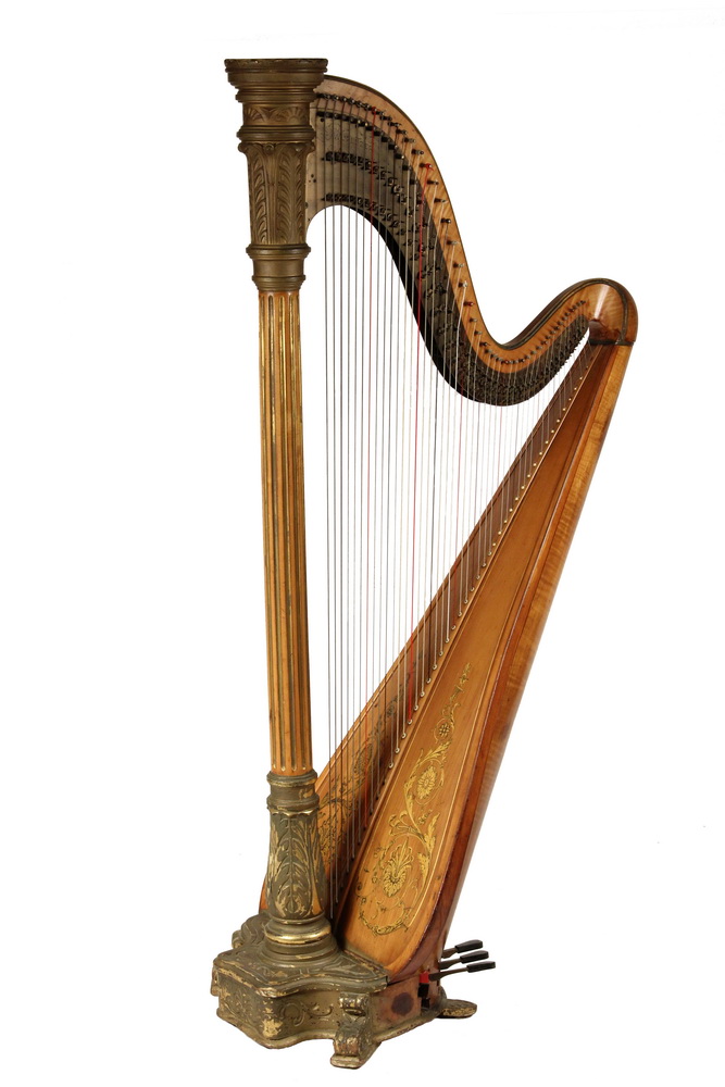 Appraisal: CONCERT HARP - Wurlitzer Starke Harp style AA serial no