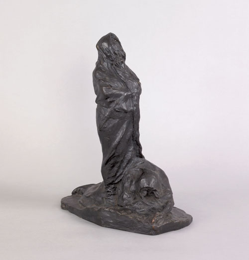 Appraisal: Solon Hannibal Borglum American - patinated bronze titled Burial on