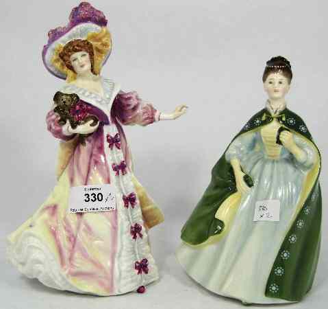 Appraisal: Royal Doulton Figures Lilly HN And Premiere HN