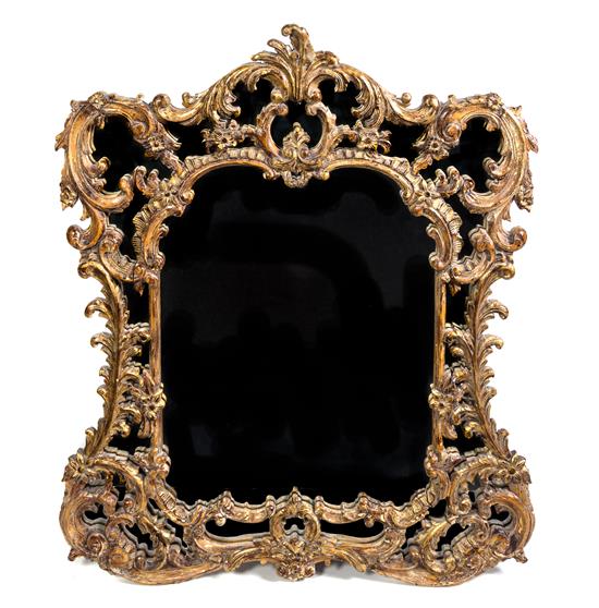 Appraisal: Sale Lot A George II Style Giltwood Mirror having a