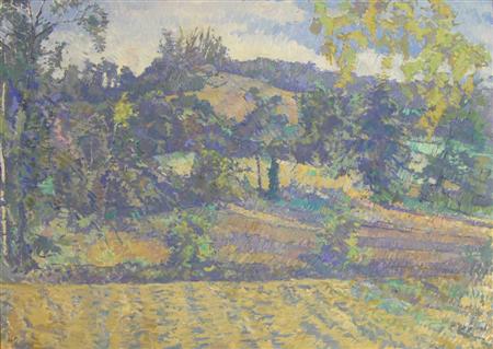 Appraisal: ROGER DE GREY BRITISH - ST SYMPHORIEN Signed oil on