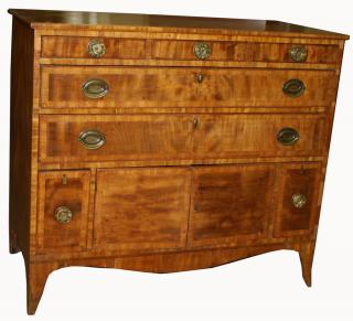 Appraisal: Vermont Half Sideboard Middlebury Vermont half sideboard possibley from the