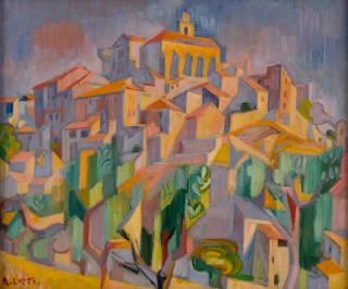 Appraisal: ANDRE LHOTE FRENCH - Gordes oil on canvas x cm