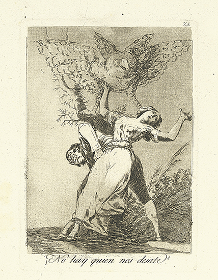 Appraisal: FRANCISCO JOS DE GOYA No hay quien nos desate Etching