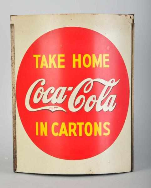 Appraisal: Tin Coca-Cola -Sided String Holder Description s One panel is