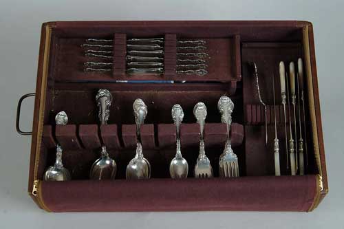 Appraisal: PIECE STERLING SILVER FLATWARE SET BY GORHAM IN THE STRASBOURG