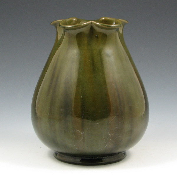 Appraisal: Chelsea Keramic Art Works Ruffled Vase Chelsea Keramic Art Works