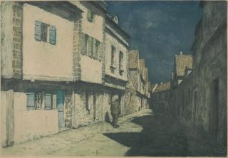 Appraisal: Tavik F Simon etching Tavik F Simon Czechoslovakian - -