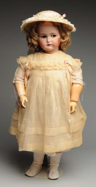 Appraisal: Flirty K R Child Doll German bisque socket head incised