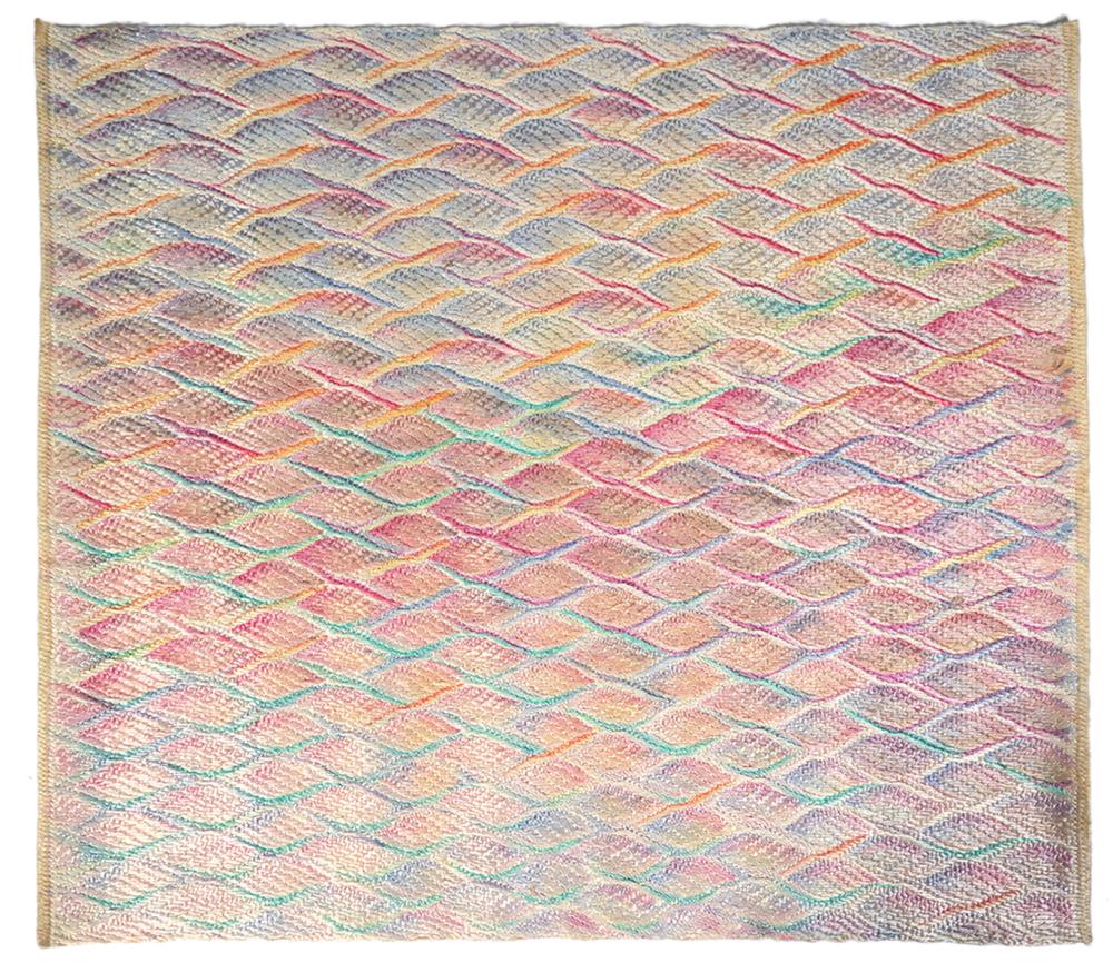 Appraisal: LIA COOK WOVEN TAPESTRY 'LAMINAE' Lia Cook American Born A