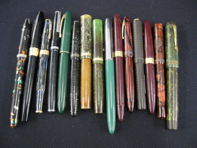 Appraisal: Vintage Fountain Pens Parker Sheaffers Esterbrook more