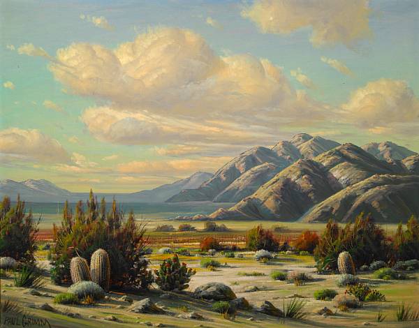 Appraisal: n a Paul Grimm - Desert Expanse signed 'Paul Grimm'