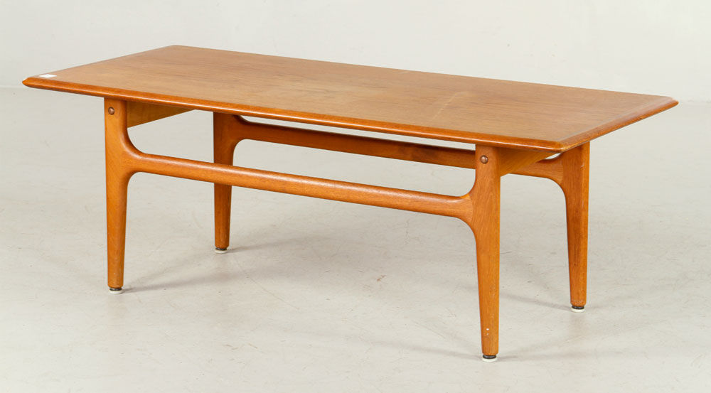 Appraisal: - Danish Mid-Century Teak Coffee Table Danish mid-century coffee table