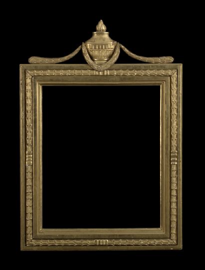 Appraisal: Scandinavian Carved Giltwood Frame second quarter th century in the