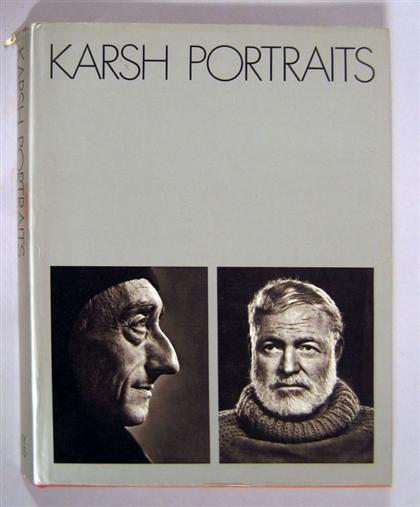 Appraisal: vols Karsh Yousef Portraits of Greatness London etc T Nelson