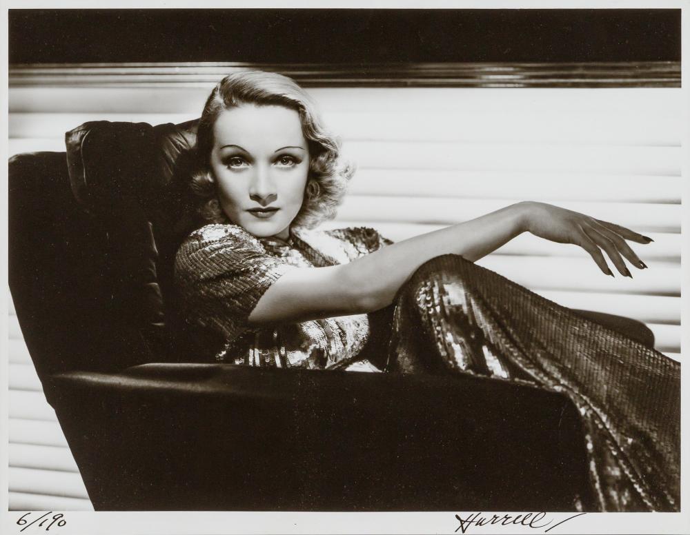 Appraisal: GEORGE HURRELL American Bette DavisClark GableMarlene Dietrich Group of Three