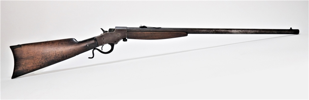 Appraisal: STEVENS SINGLE SHOT LONG RIFLE Massachusetts th CenturyJ Stevens Arms