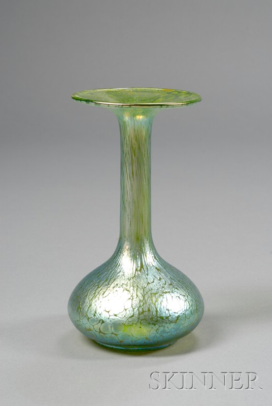 Appraisal: Iridescent Vase Probably Loetz Art glass Austria early th century