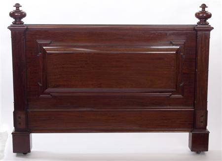 Appraisal: A th century mahogany bed By Wylie and Lochead Buchanan