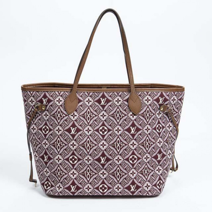 Appraisal: Limited Edition Louis Vuitton Nicolas Ghesquiere MM Neverfull in bordeaux