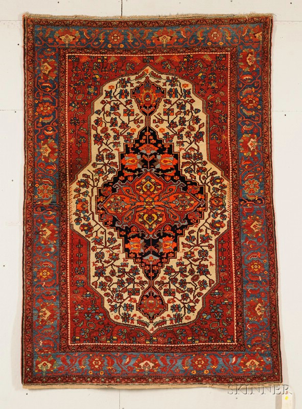 Appraisal: Malayer Rug Northwest Persia early th century very slight end