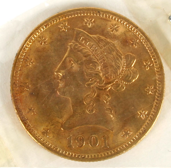 Appraisal: Liberty Head Motto Gold Coin XF-AU