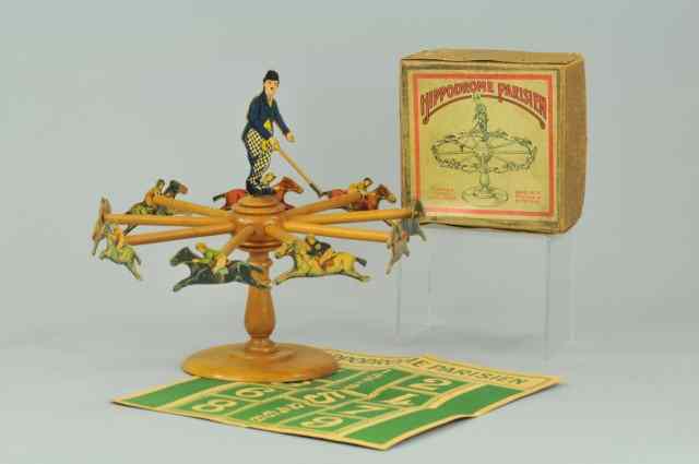 Appraisal: PARISIAN HIPPODROME GAME France very rare boxed example with original