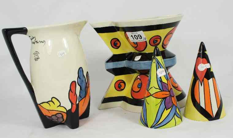 Appraisal: Lorna Bailey Ellgreave Pottery Back to Back Vase Limited Edition