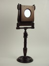 Appraisal: SHAVING MIRROR - Mahogany table top shaving mirror circa -