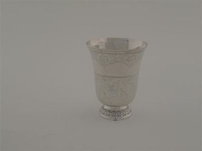 Appraisal: A late th century French beaker of campana form with