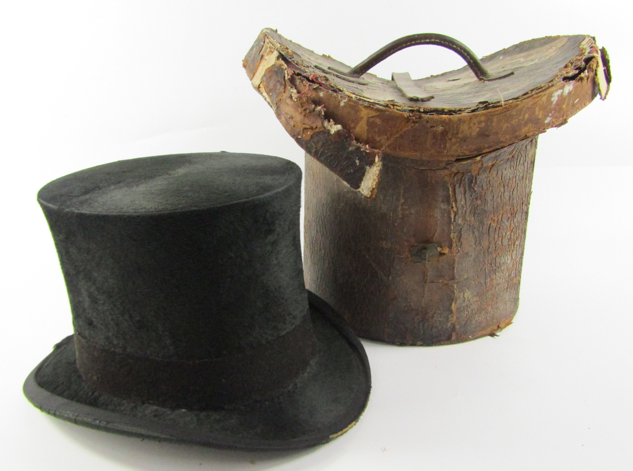 Appraisal: A Christys London black silk top hat for EH Shepherd